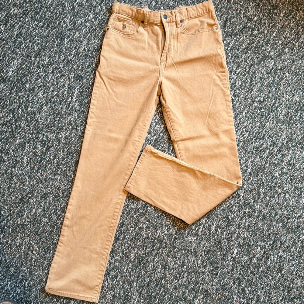 Boys U.S. Polo Khaki pants